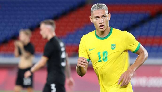 Richarlison scored hat trick, Brazil beat germany by 4-2 goals in Tokyo 2020 Olympics spb