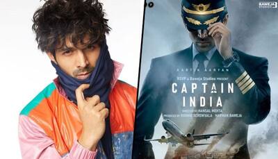 Kartik Aaryan to play dashing pilot in Captain India, checkout his first look