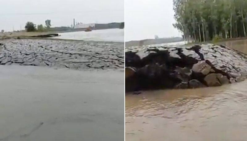 Land rises on its own abruptly in Haryana; leaves netizens jaw-dropped-tgy