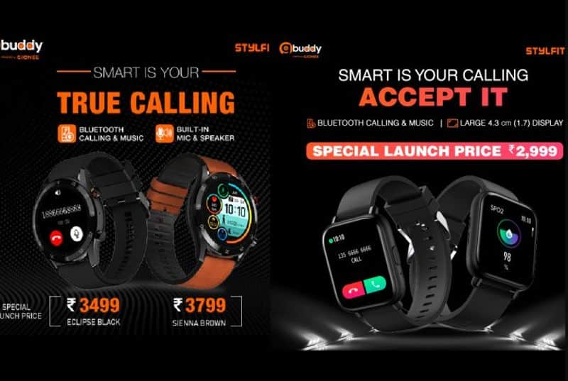 Gionee launches two smartwatches in India with calling feature, starting price Rs 2,999