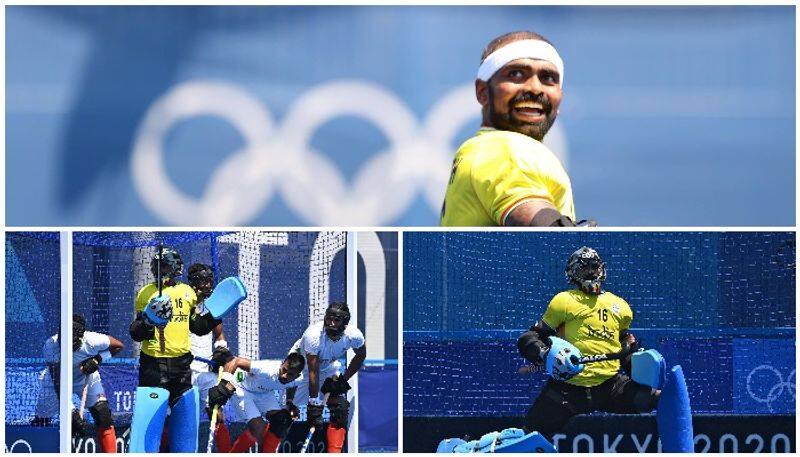 pr sreejesh become social media trends after successfully started indian olympic hockey campaign in tokyo