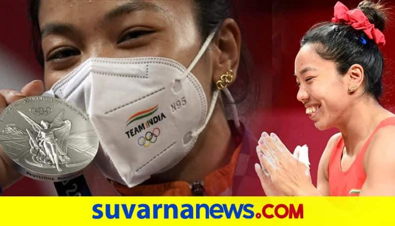 Mirabai Chanu wore Olympic rings-shaped earrings gifted by mother at Tokyo Olympics dpl