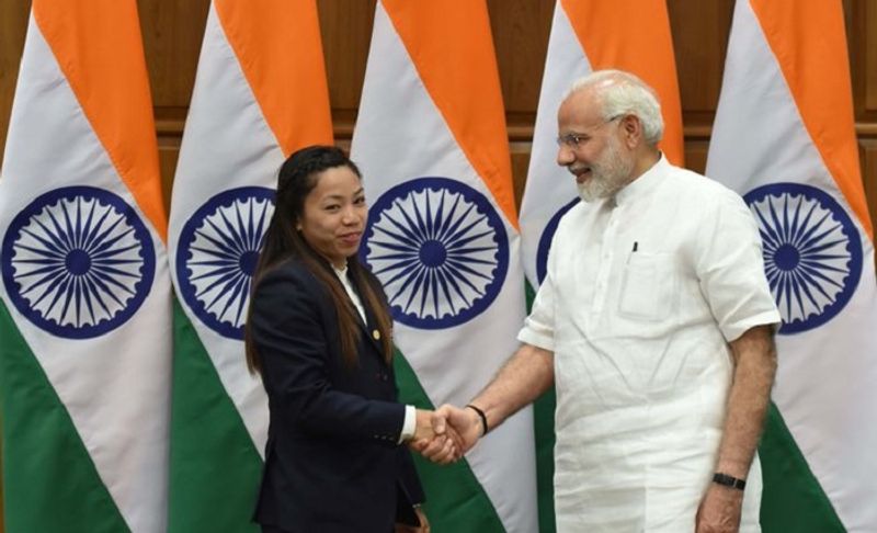 Tokyo olympics sliver medalist Saikhom Mirabai Chanu thank PM Modi for support and encouragement ckm