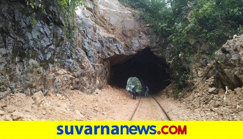 Track Cleared and Rubble Removed Near Dudhsagar grg