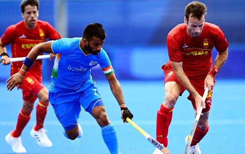 India won over Spain in men's hockey