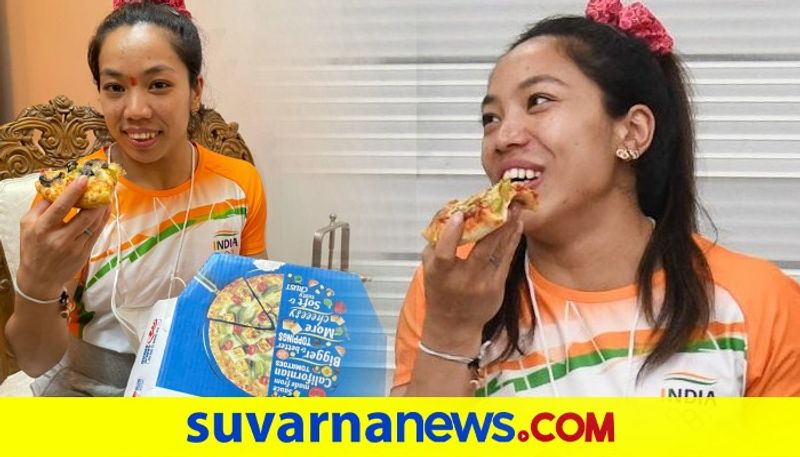 Tokyo Olympics Dominos India keeps promise of lifetime free pizza to Mirabai Chanu in a delightful way dpl