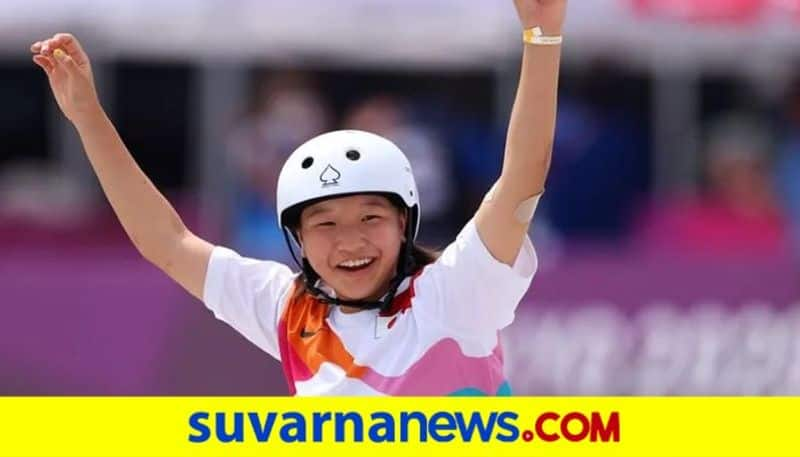 Tokyo Olympics 2020 Japan 13 year Old Momiji Nishiya wins gold in womens street skateboarding kvn