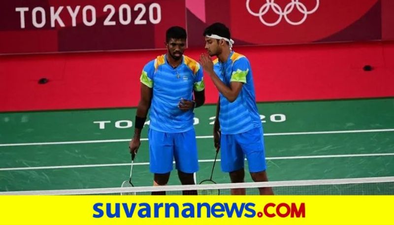 Tokyo Olympics 2020 Heartbreak for Indian Badminton players Chirag Shetty Satwikraj win the last match but Crashes out of QFs kvn