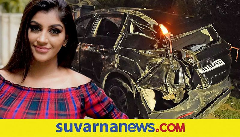 Actress Yashika Aannand in critical condition driving Licence seized by police vcs