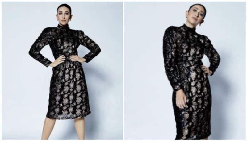 karisma kapoor viral black sequin dress