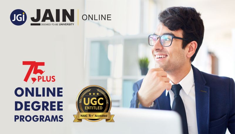 Now earn an UGC approved degree and masters online fom Jain