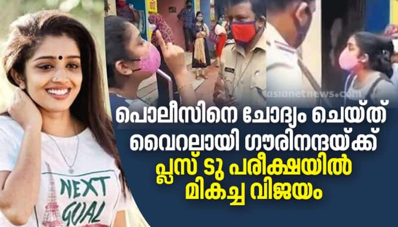 gauri nanda 18 year old gone viral after argues with cops for elderly got win on HSS Exam