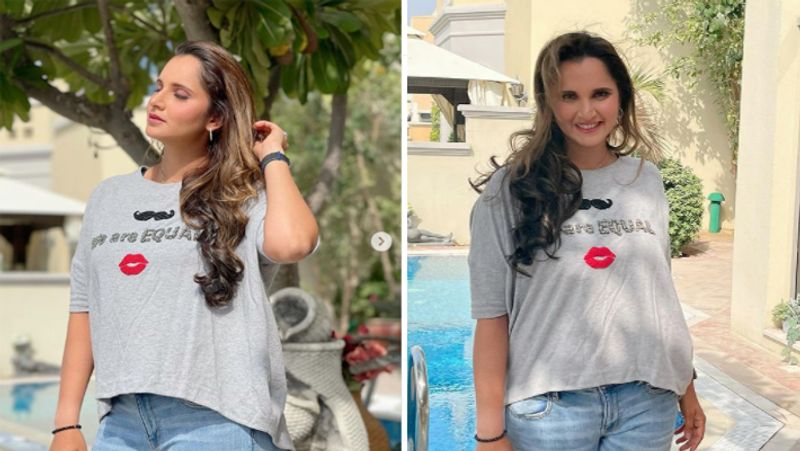 Sania Mirza in the viral Touch it trend with her own twist