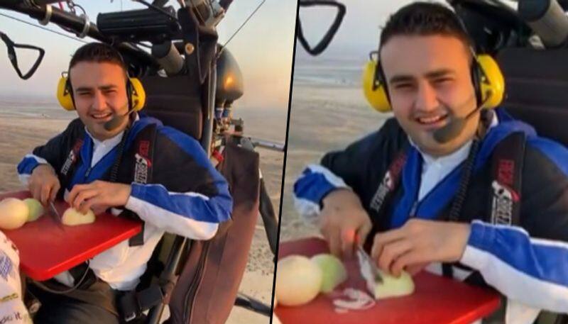 Chef chops onions while flying; Video entertains people - gps