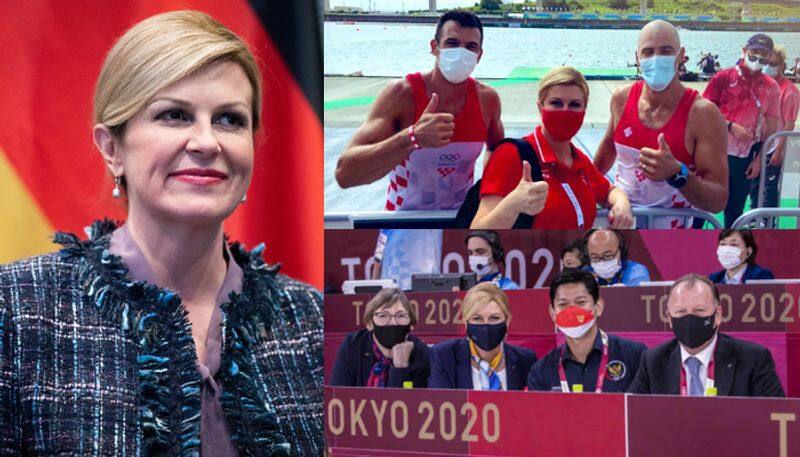 kolinda grabar kitarovic former president of Croatia again hits social media as Olympics viewer