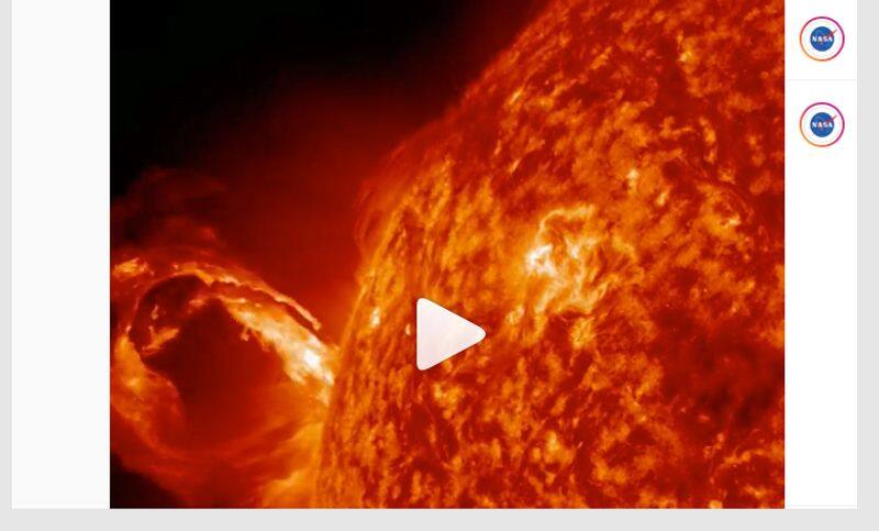 NASA video of solar system ejecting particles gcw