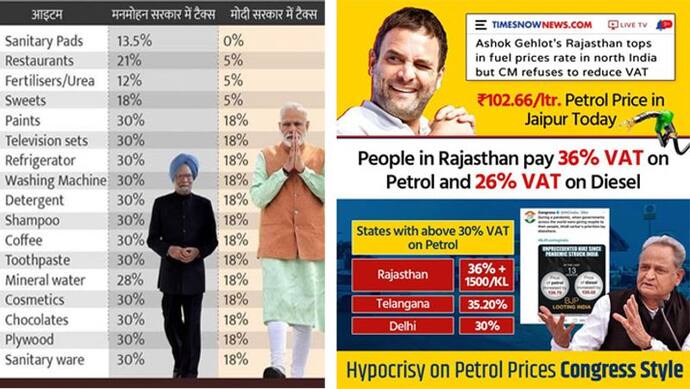 महंगाई पर राहुल ने किया tweet, मिला जवाब- हमारे टैक्स से भारत सुरक्षित है, कांग्रेस के शासन में डर लगता था