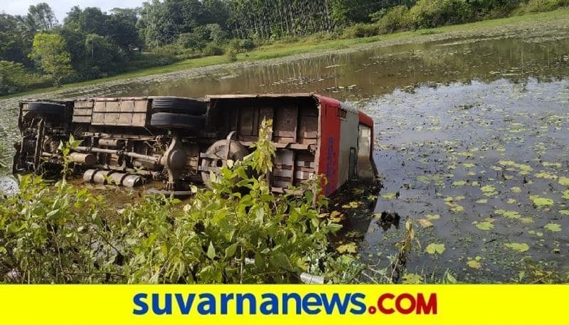 Two injured in kSRTC bus bike collision in sagar snr