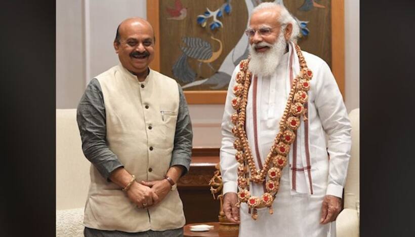 New Karnataka CM Basavaraj Bommai meets PM Modi, Union Ministers in Delhi