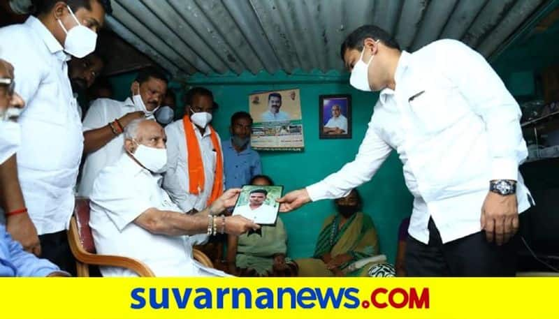 BJP worker s suicide BS Yediyurappa calls on family mah