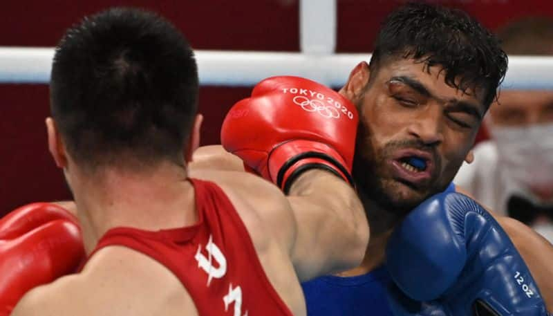 Tokyo 2020 mens Super Heavy over 91kg category quarterfinal Satish Kumar lose