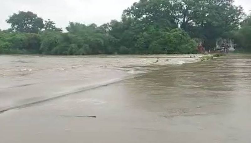 Flood Anxiety Again in Bhima River Due to Heavy Rain in Yadgir grg