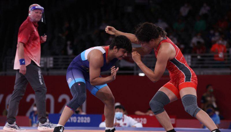 Tokyo 2020 womens freestyle 62kg wrestling Indias Sonam Malik loses to Mongolias Bolortuya Khurelkhuu