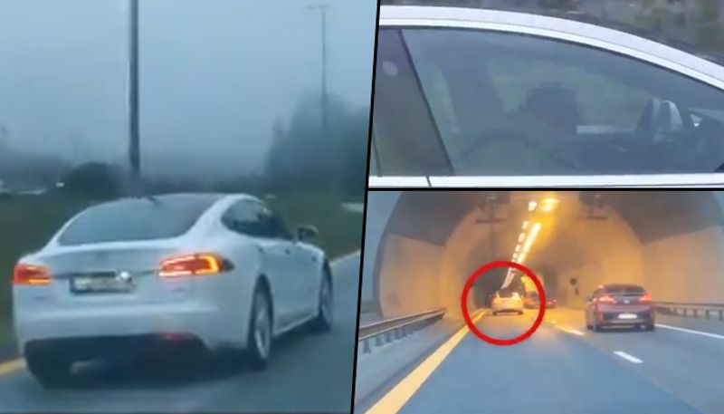 Teslas autopilot mode saves life of drunk driver in Norway; watch viral video - gps