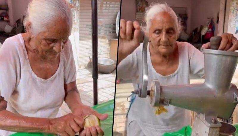 Watch 80-year-old woman run a juice stall in Amritsar - gps