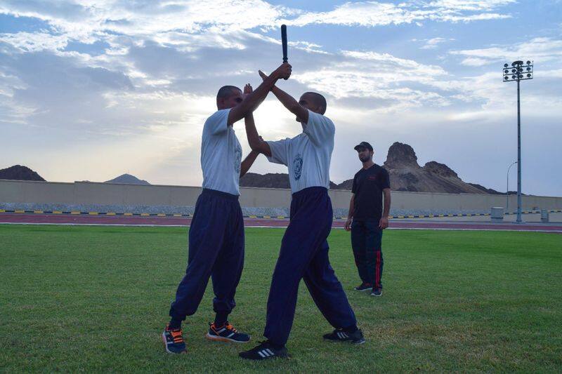 royal oman police passing out parade in nizwa