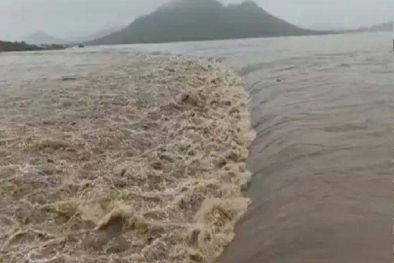 Flood alert Sounded  in Andhra Prades As Godavari swells lns