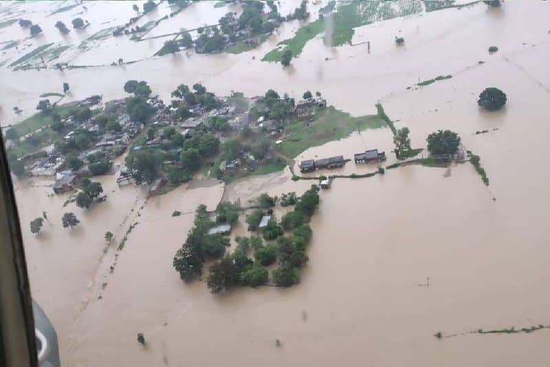 Under construction bridge collapses due to heavy rains in Telangana