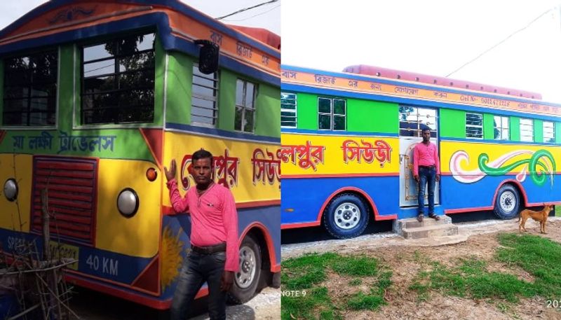 Sculptor Designs House Looks Like a Bus