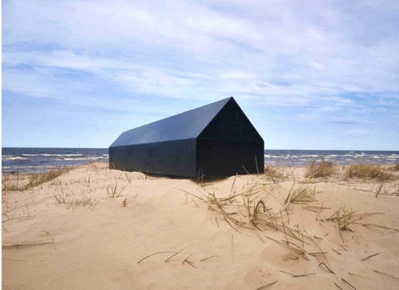 A house shaped coffin for architects