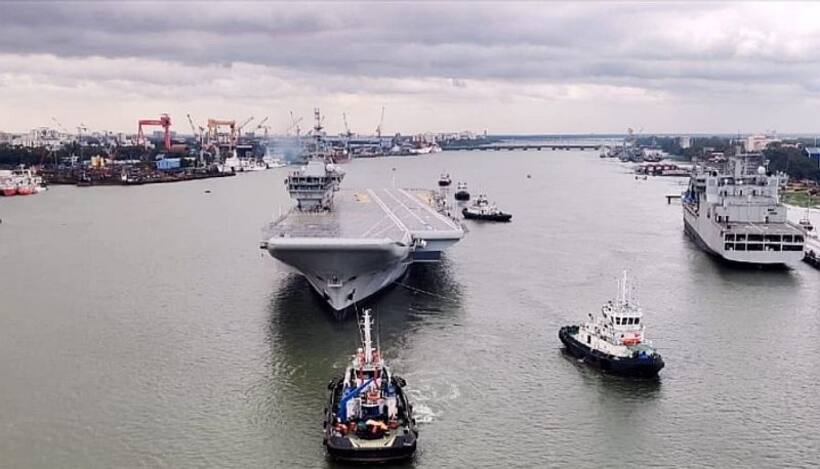 Historic moment for India, aircraft carrier INS Vikrant begins sea trials