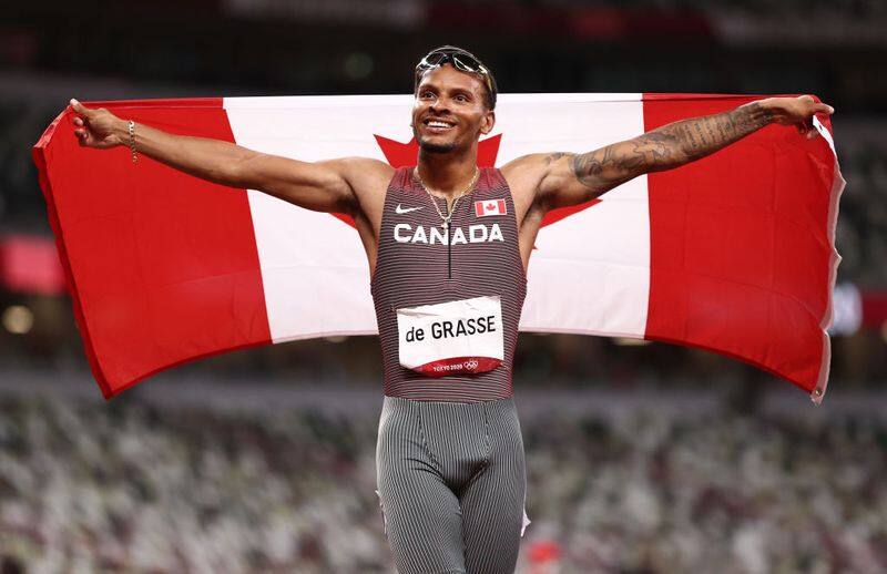 Canadas Andre De Grasse won Olympic gold in men's 200m final