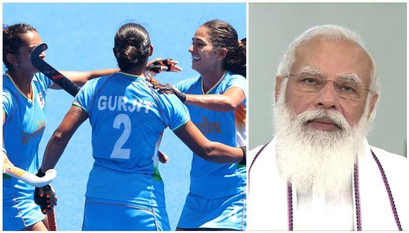 PM Modi says proud of women's hockey team after bronze medal loss in Tokyo 2020