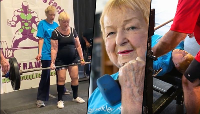 Watch World's Oldest Powerlifter; 100-year-old woman will inspire you - gps