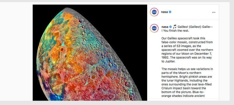 NASA shares Moon photo captured by Galileo Probe gcw