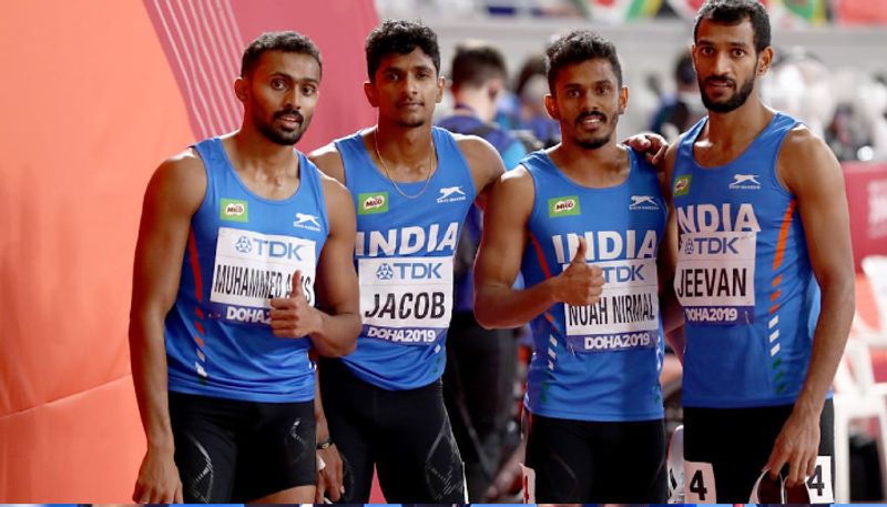 Indian athletes creates New Asia Record in 4X100 Mixed Relay event CRA