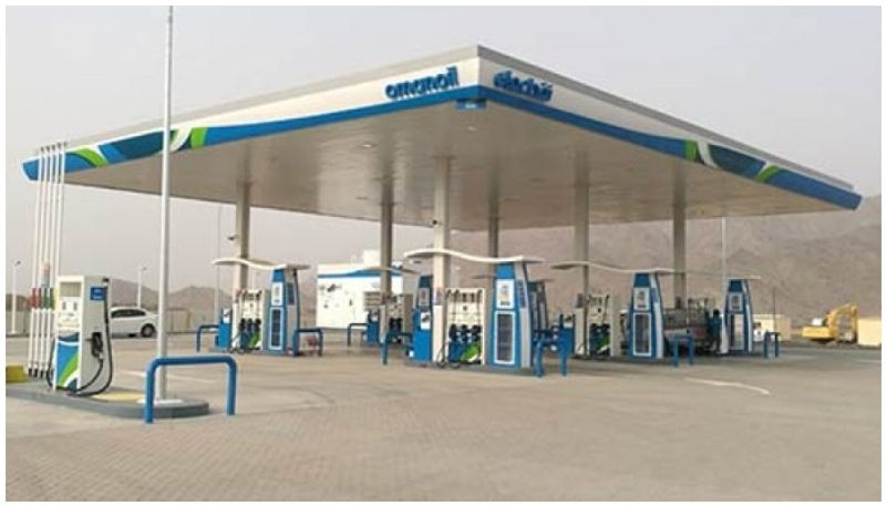 petrol station opened on new Oman Saudi Arabia road