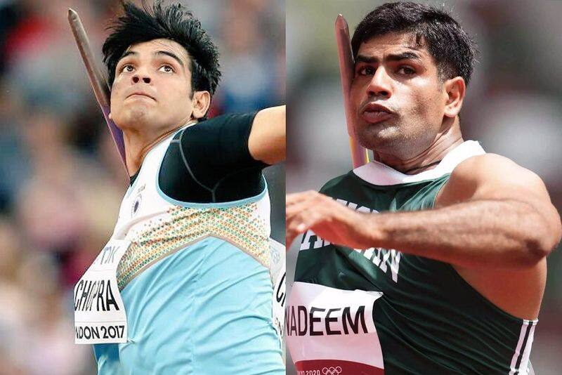 india and pakistan face off in javelin toss finals in tokyo olympics