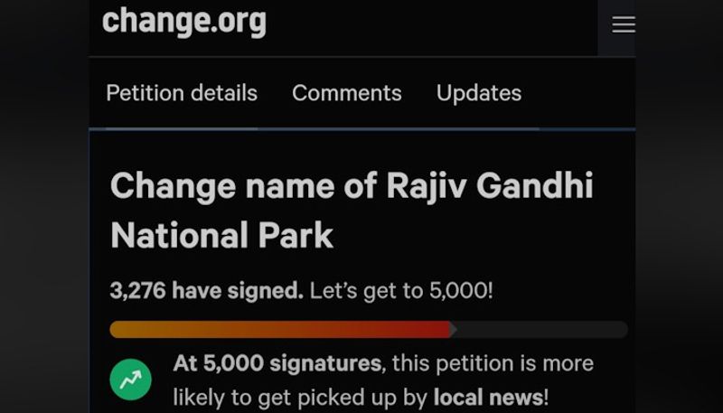 After renaming Khel Ratna award, demand to rename Rajiv Gandhi National Park, Nagarhole grows louder-ycb