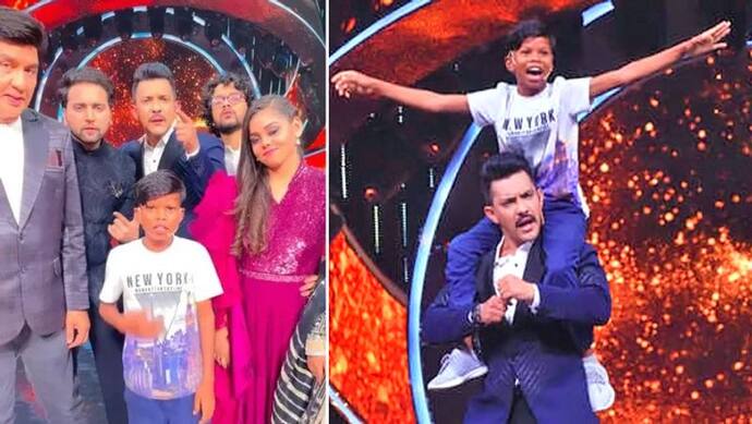 Indian Idol 12 : सहदेव दिरदो को कंधे पर उठा सेट पर पहुंचे आदित्य नारायण, बसपन का प्यार गा कर लूटी महफिल