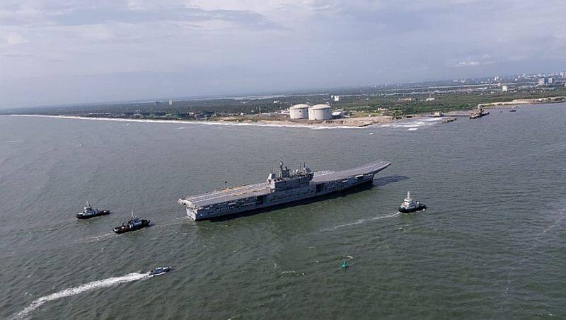 Vikrant completes maiden sea trials successfully, back in Kochi harbour-VPN