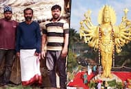 Worlds tallest Chamundeshwari idol with 18 hands unveiled by Muslims in Karnataka-dnm