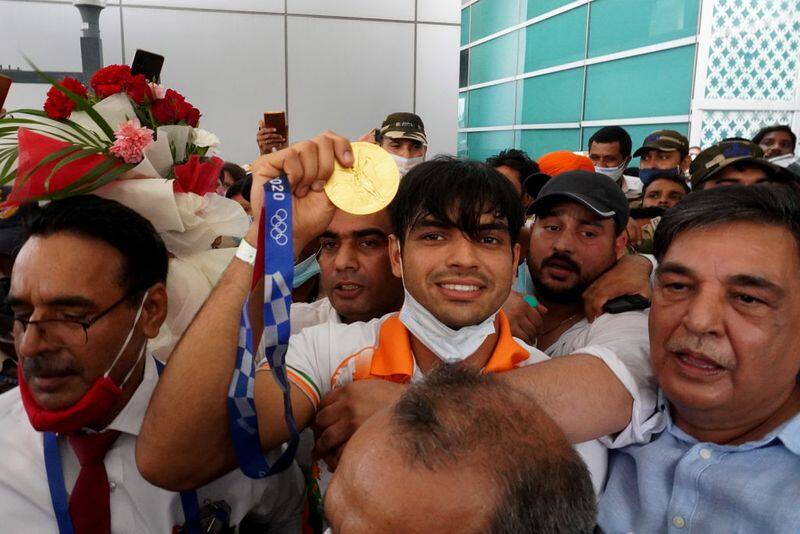 Tokyo Olympics: Neeraj Chopra returns home, nation cheers for the golden boy of India