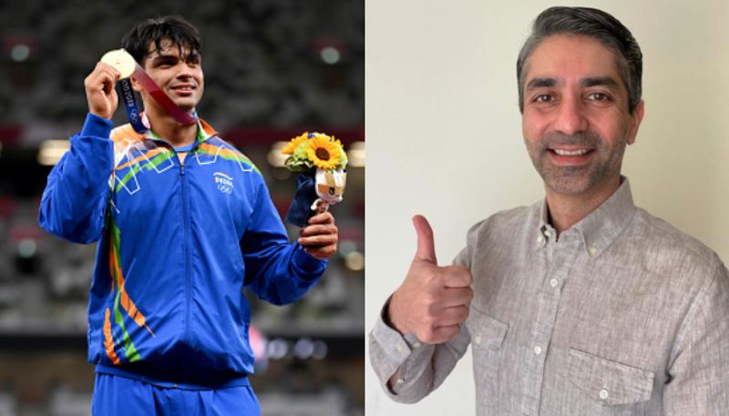 Abhinav Bindra congratulates Neeraj Chopra on joining the golden club pod