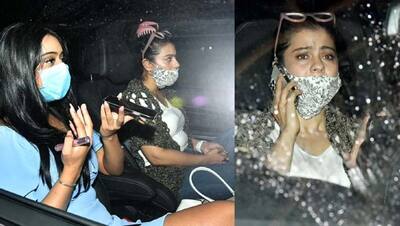 Celebs Spotted: हैरान-परेशान काजोल बेटी संग पहुंची पति की फिल्म देखने तो एक-साथ नजर आई दोनों समधन