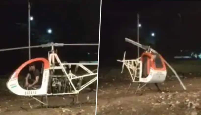 Man dies while test flying his own 'helicopter'; watch video